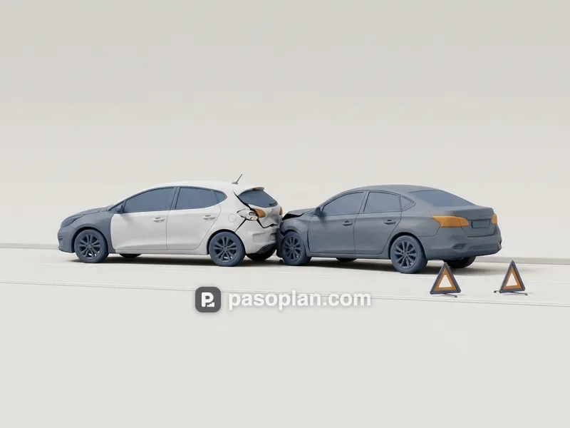accidente de tráfico — дорожно-транспортное происшествие
