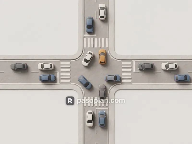 intersección — перекрёсток